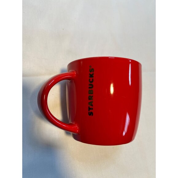 Starbucks 2017 Red Mug with Gold Logo - Picture 3 of 8